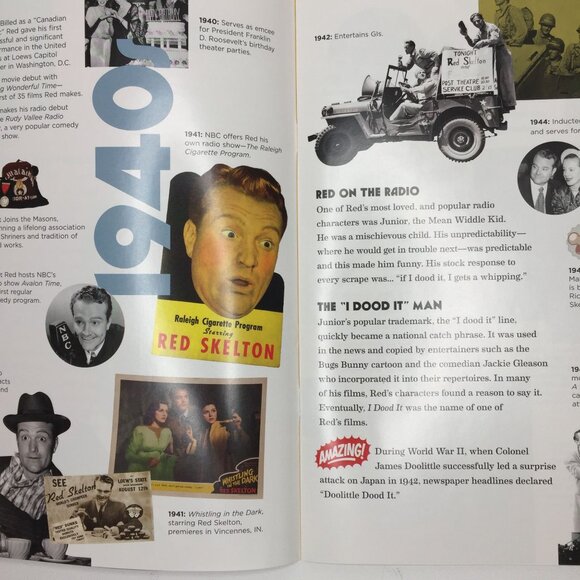 RED Book The Story of Red Skelton Actor Comedian Film Acting Comedy History Fans - Picture 3 of 9